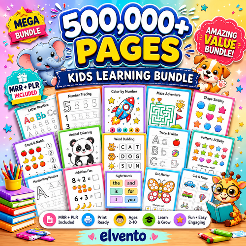 500,000+ Kids Educational Bundle Phone Se Door Rakhein, Aur Bachche Ko Khelte-Khelte Sikhne Ka Mauka Dein!