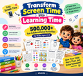 500,000+ Kids Educational Bundle Phone Se Door Rakhein, Aur Bachche Ko Khelte-Khelte Sikhne Ka Mauka Dein!